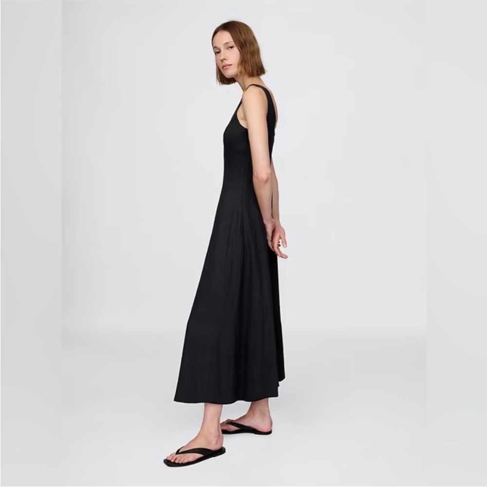 NWT! GAP Linen-Blend Square-Neck Maxi Dress - Multiple #770475 🪂 - Picture 2 of 6